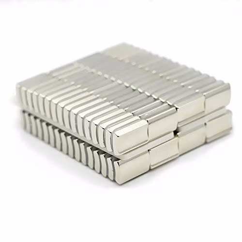 Hc40b N42 Half Ring Neodymium Magnet, Arc Segment Half Round Circle Trapezoid Curved Neodymium Magnet Used for Wind Turbine
