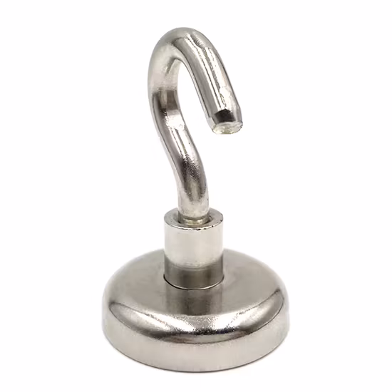 Высокопроизводительные постоянные красные неодимовые магниты с резиновым покрытием, магниты-крючки